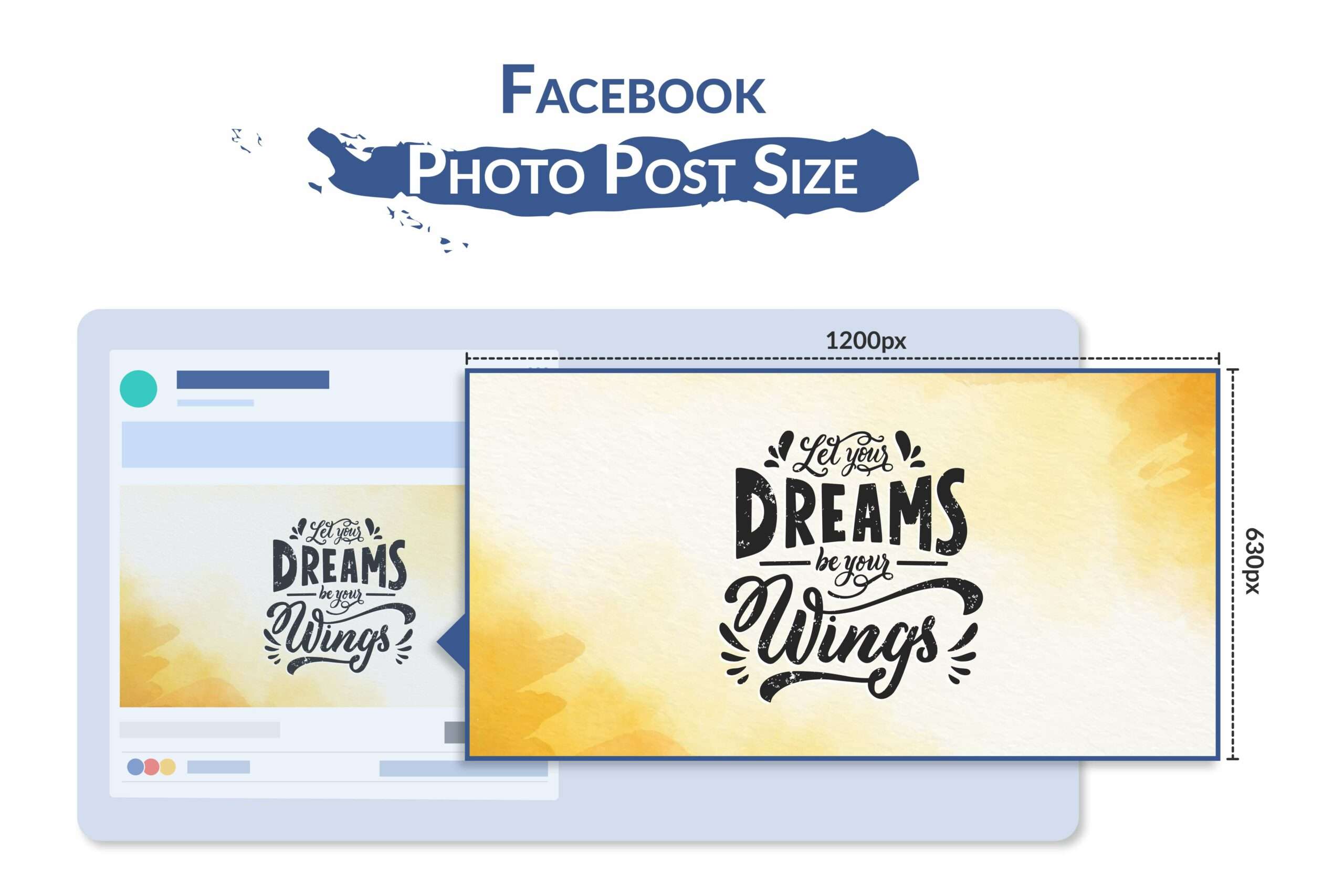 Facebook photo post size
