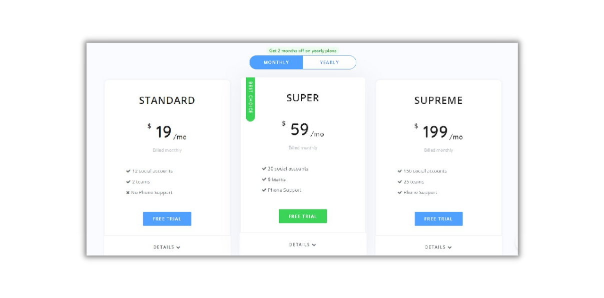 SocialBu Pricing