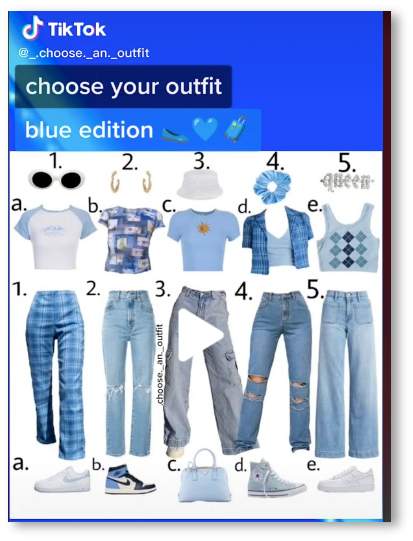 Ask followers to choose my outfit - scroll stopping TikTok idea