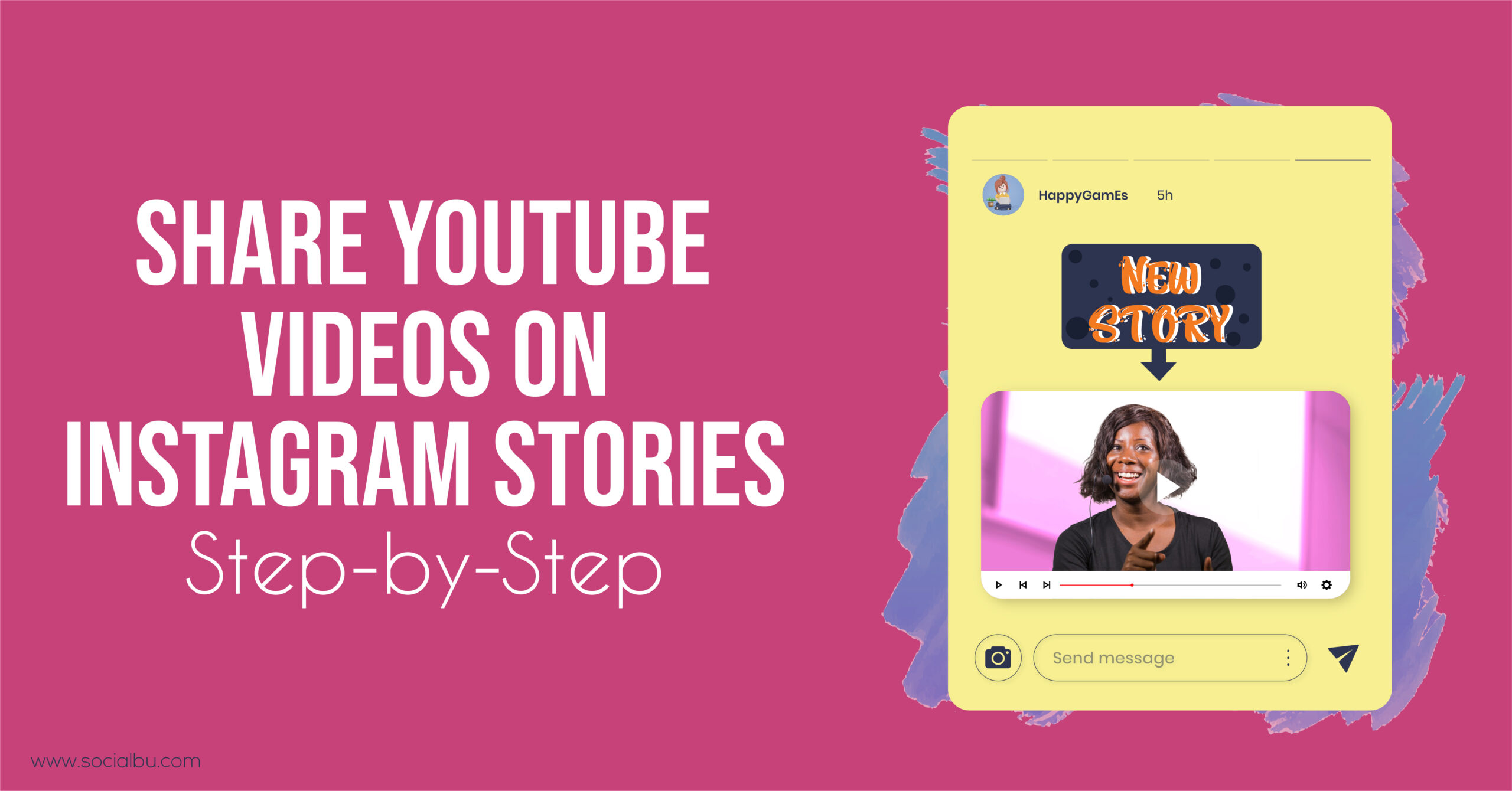 post youtube video instagram story