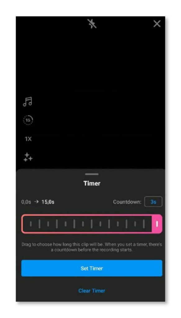 Instagram Reel timer