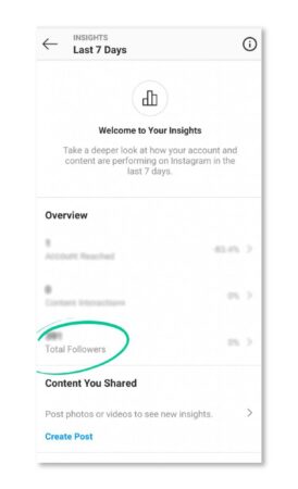 Instagram last 7 days insights