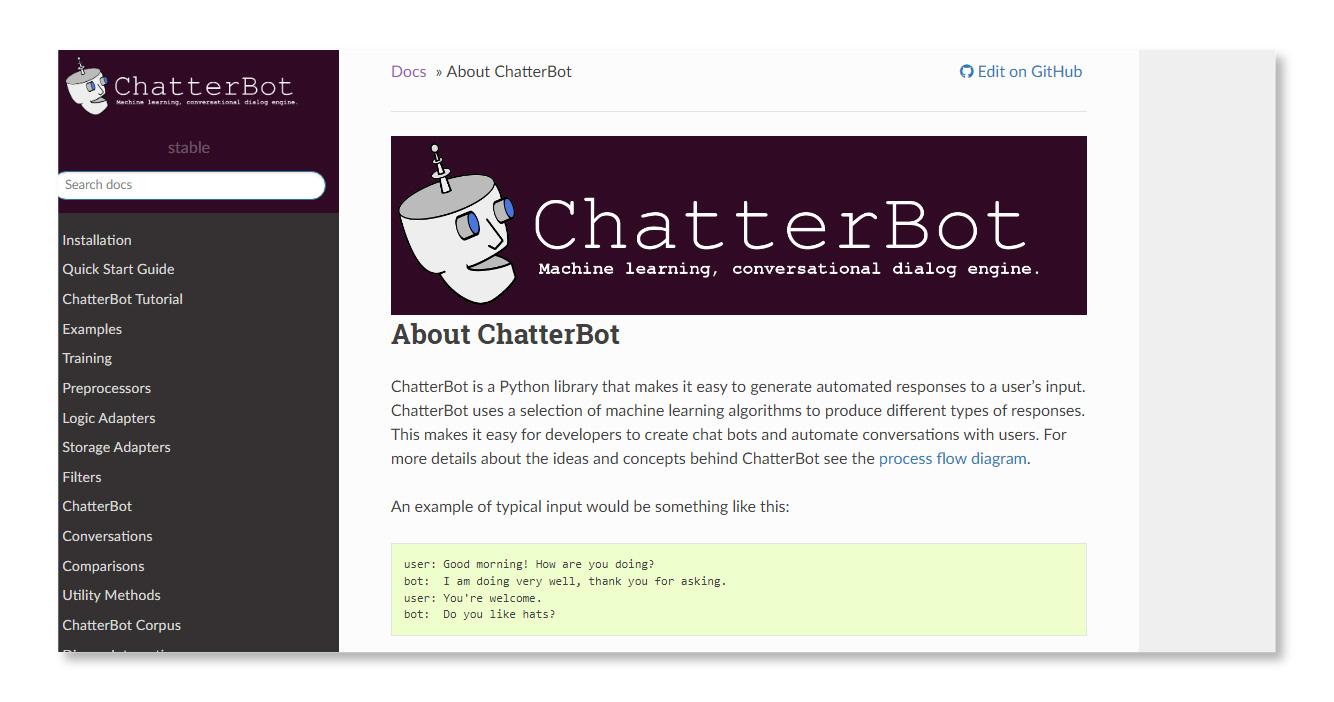 ChatterBot 
