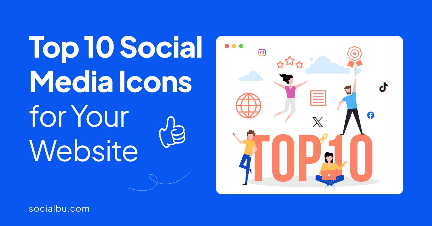 Top 10 Social Media Icons for Your Website