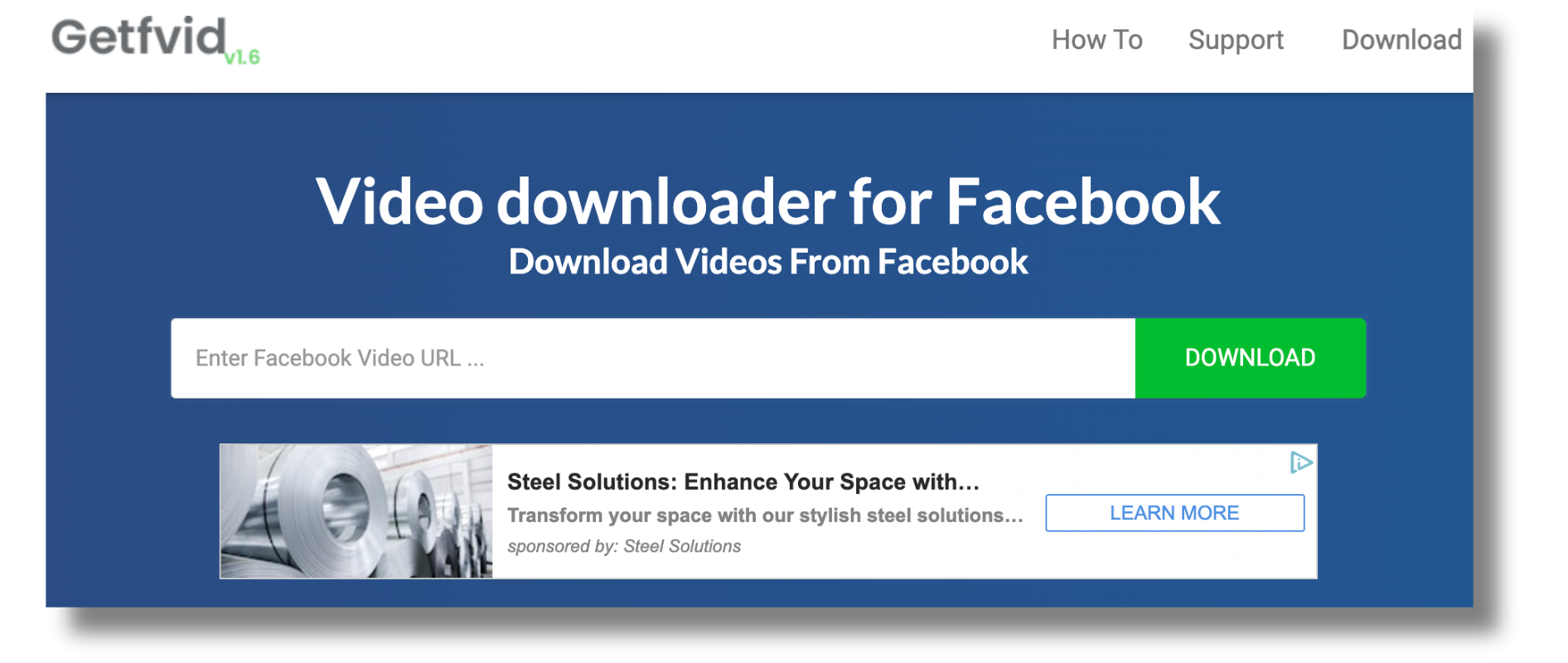 Facebook video downloader online offline