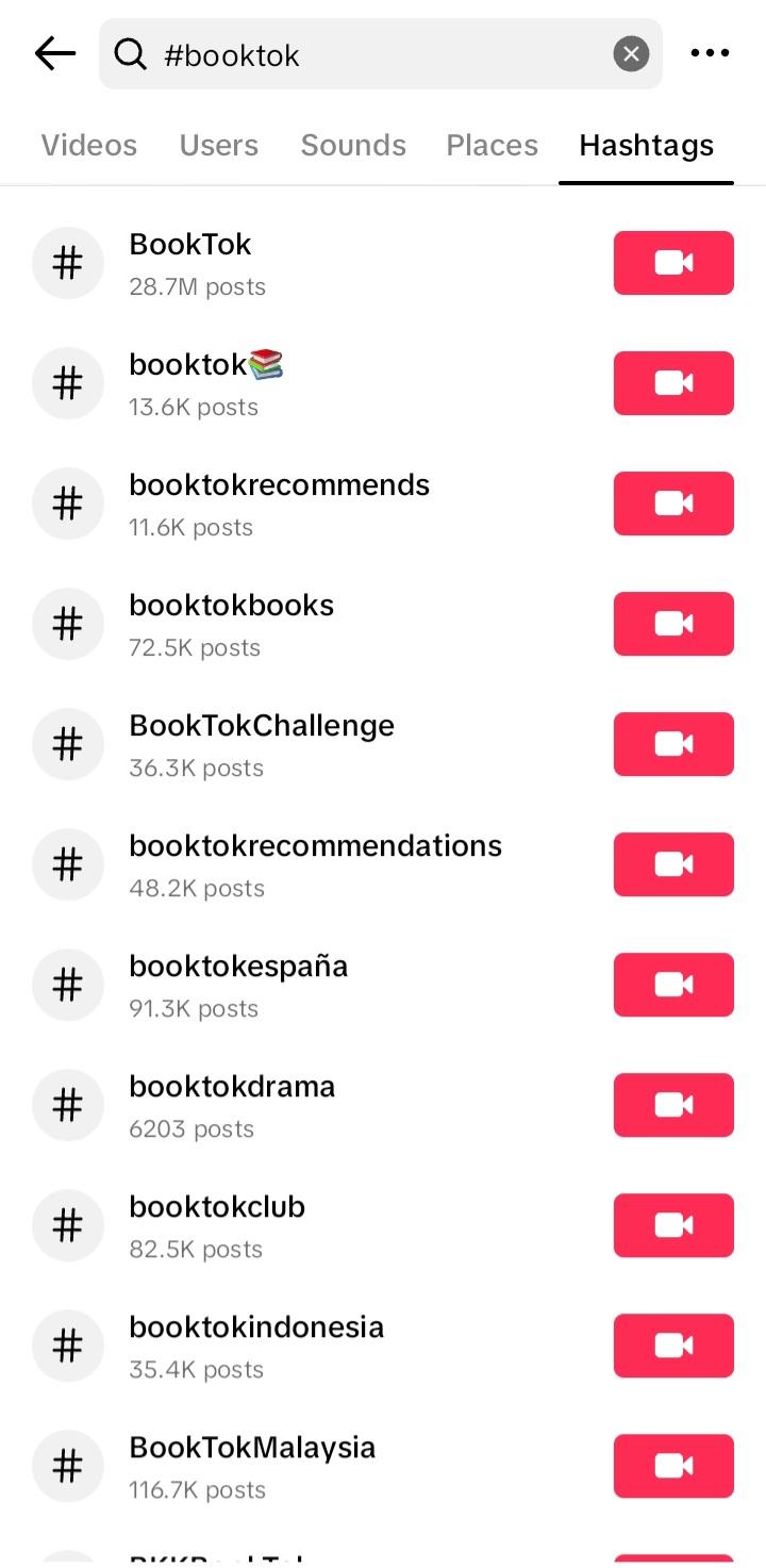 TikTok Search Bar