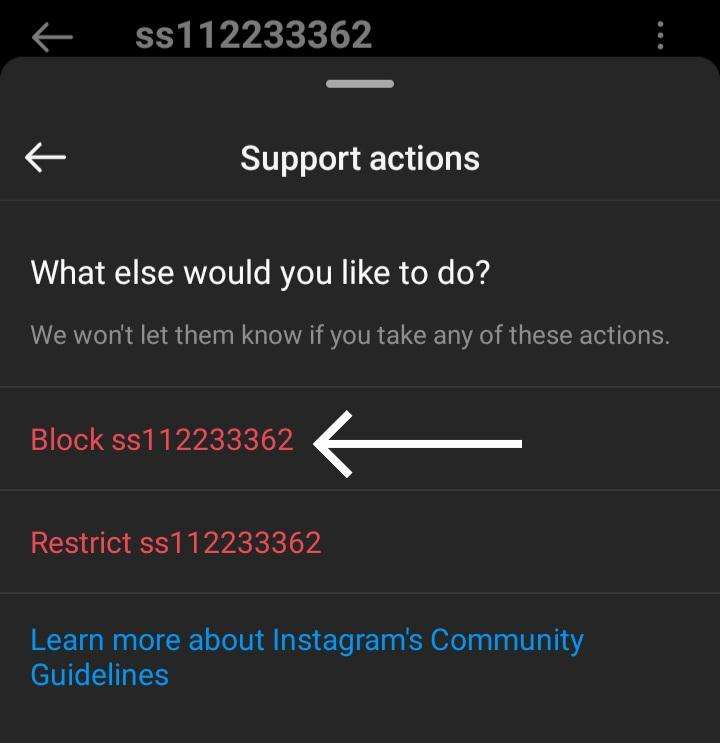 Get rid of spam on Instagram 