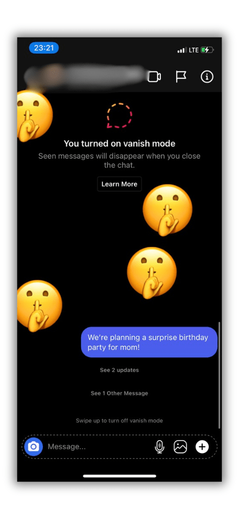 Vanish Mode.