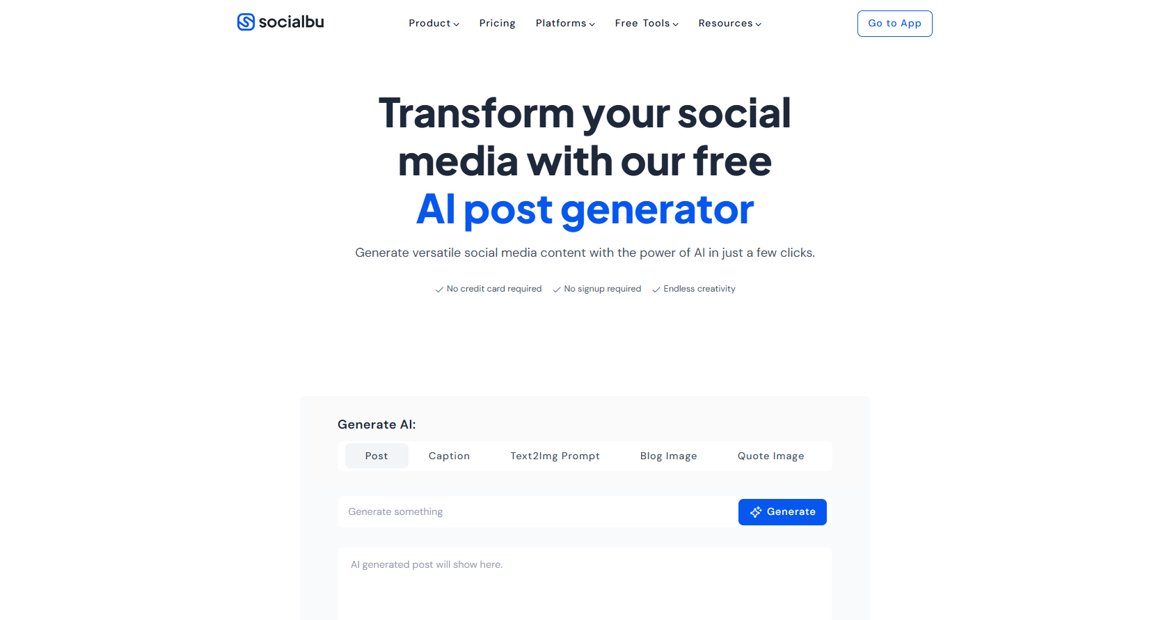 SocialBu Bio Generator