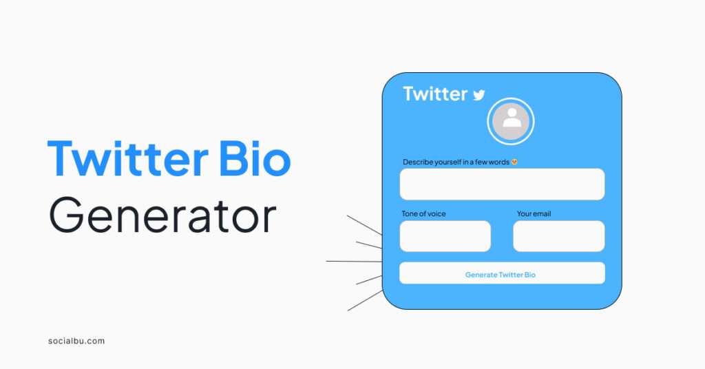 Twitter bio generator