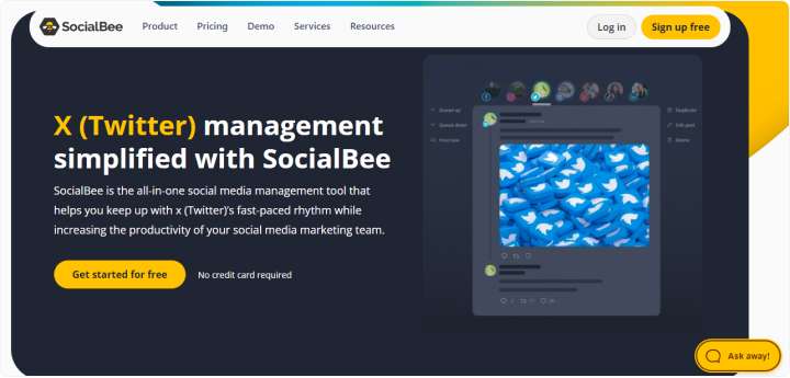 SocialBee-Twitter Scheduling tools