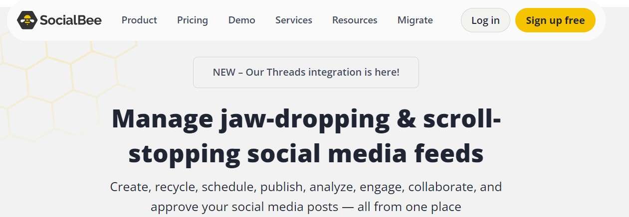 social media scheduler SocialBee