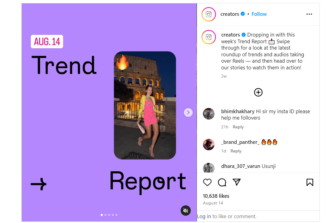 Find Instagram Reels Trends