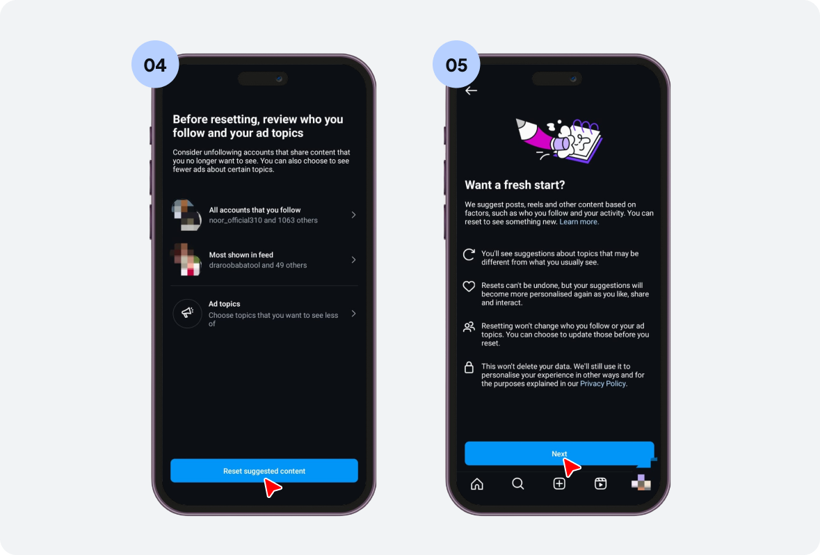Reset your Instagram Algorithm-2