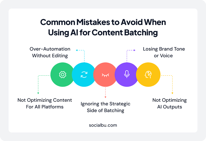 Mistakes to Avoid When Using AI for Content Batching