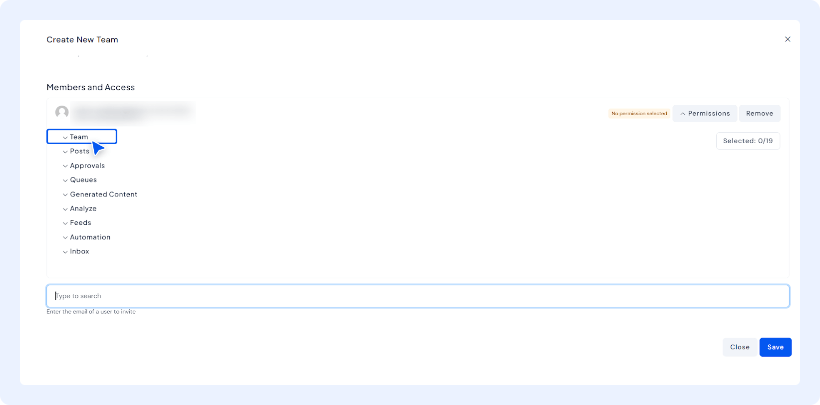 Assign permission to your teams using SocialBu -5