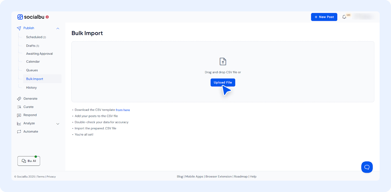 Schedule Multiple Client Posts Using SocialBu’s Calendar View - 4