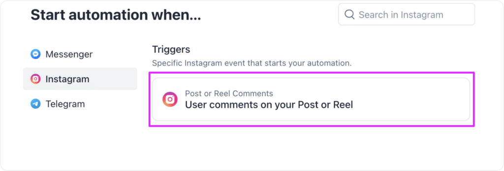 Instagram DM Automation with ManyChat