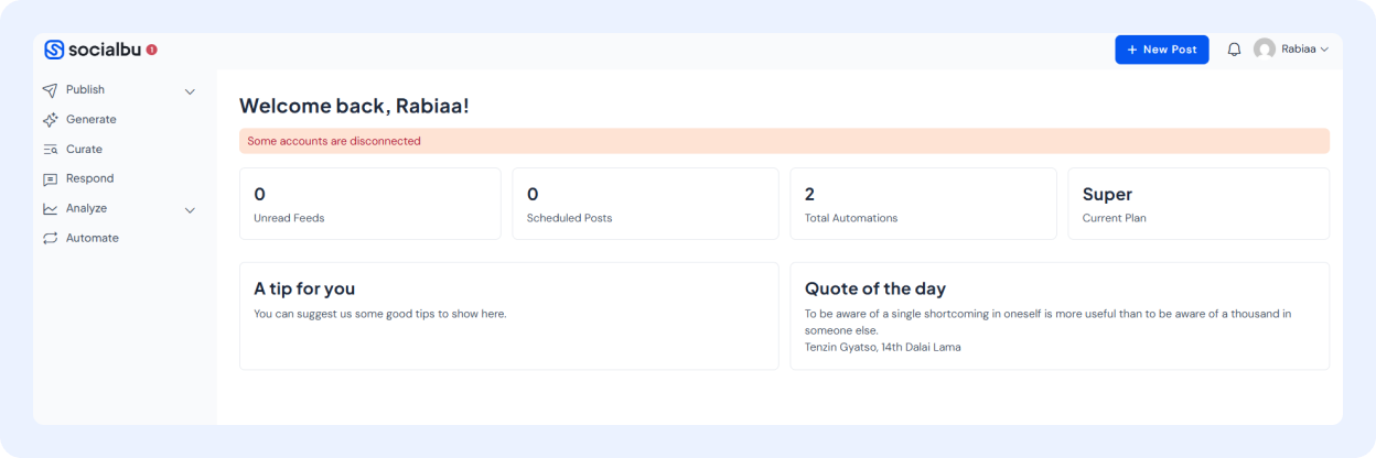 SocialBu - Best SocialPilot Alternative for Automation & Affordability