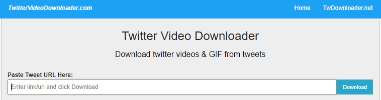 Twitter Video & GIF Downloader