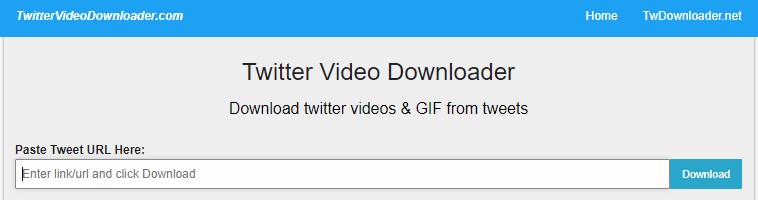 Twitter Video Downloader - Download Twitter Videos and GIF Online