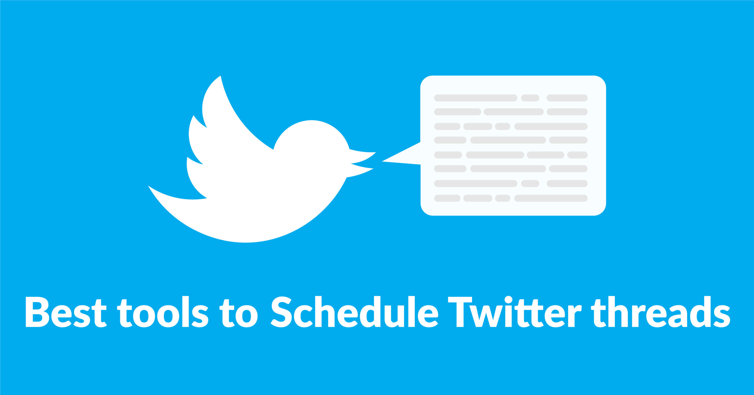 Top 5 Tools for Scheduling Twitter Threads | SocialBu
