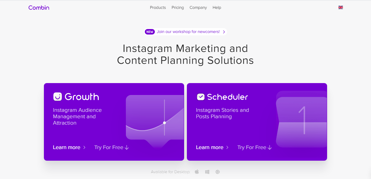 Instagram Marketing Tools - Combin Growth
