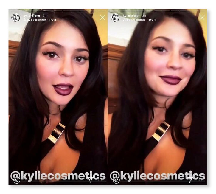 Kylie Cosmetics Lipstick Filter