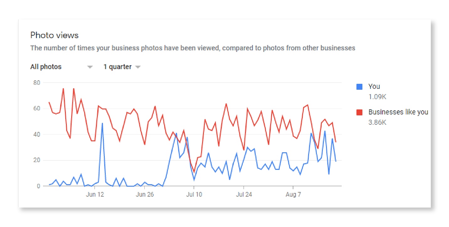 Photo Views on Google My Business