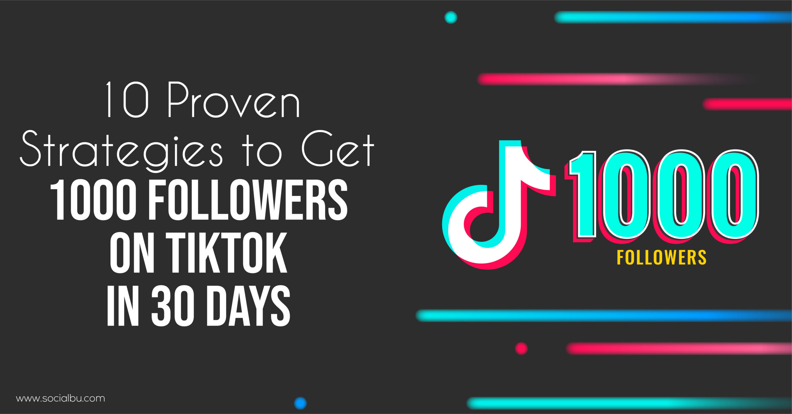 get 1000 followers on TikTok