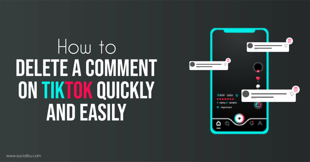 how to delete a comment on TikTok