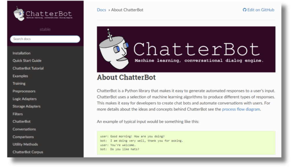 ChatterBot - Bard AI alternatives