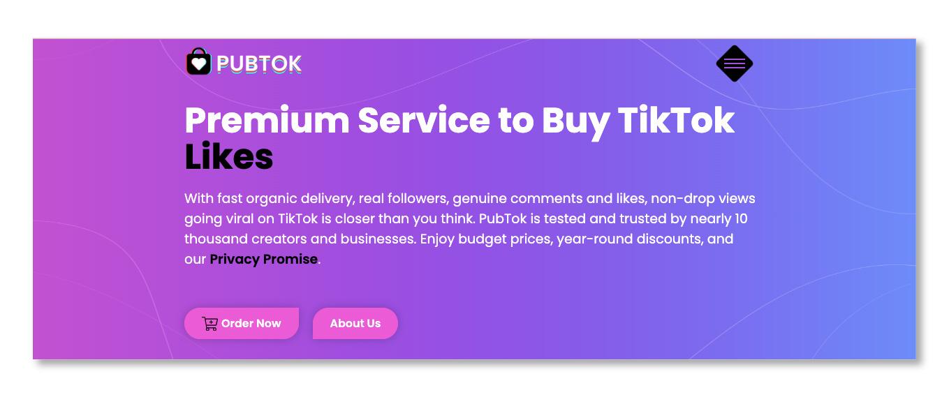 PubTok - free tiktok likes
