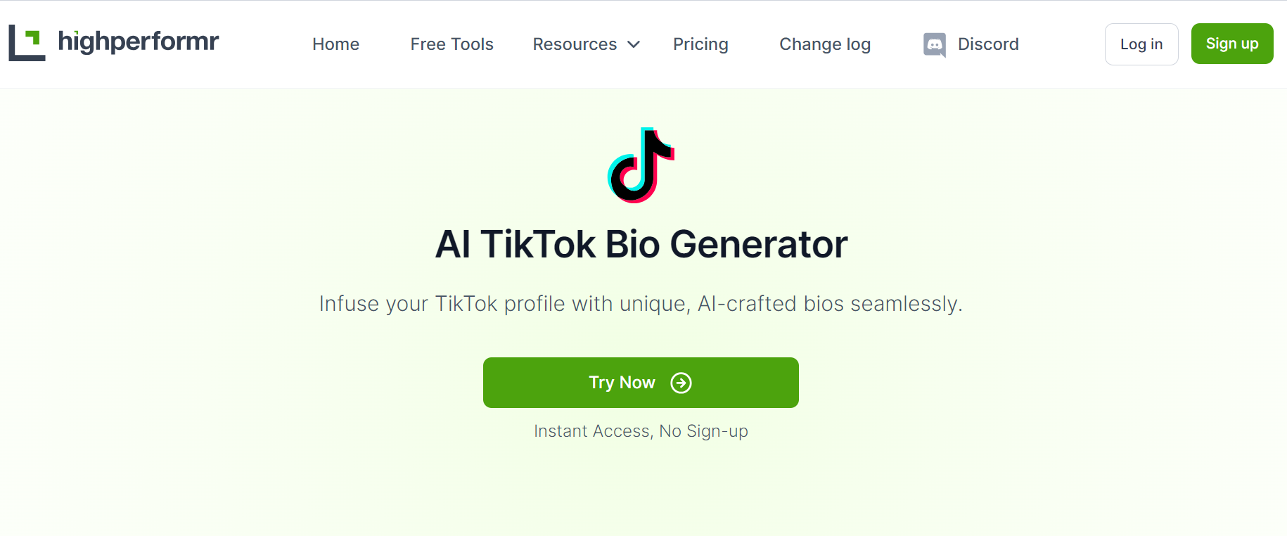 TikTok Bio Generator