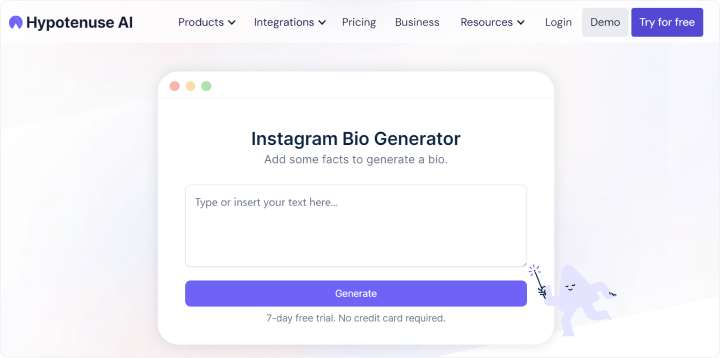 Free Instagram Bio Generator 