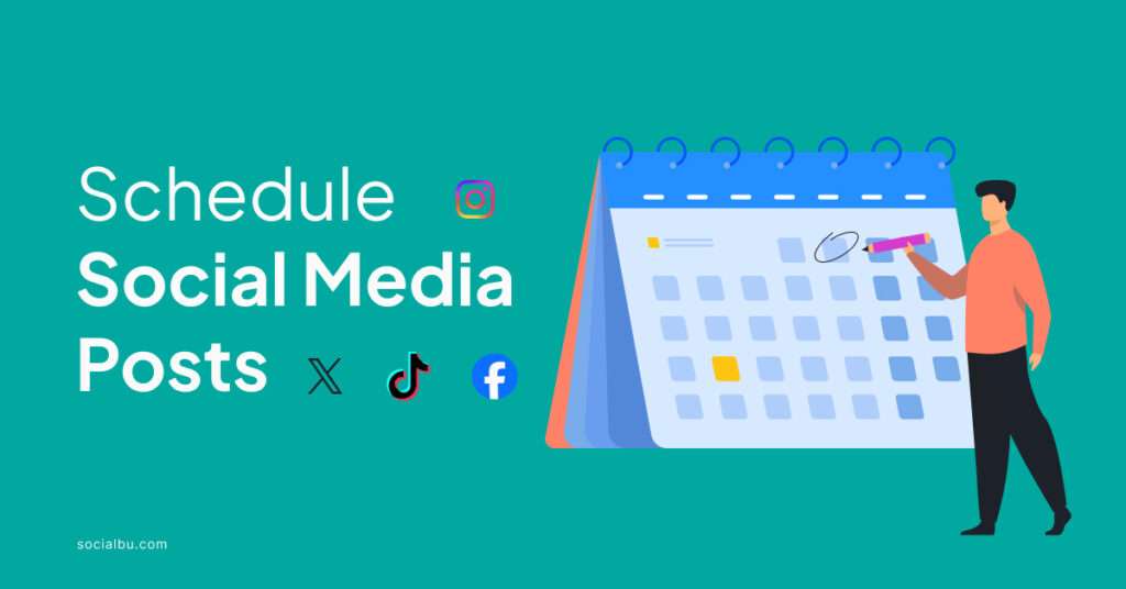 schedule social media posts