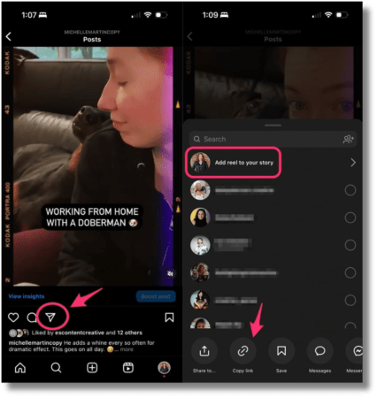 How to Add a Reel to Your Story on Instagram and Facebook | SocialBu Blog