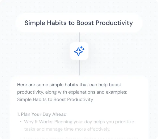 Generate post using AI