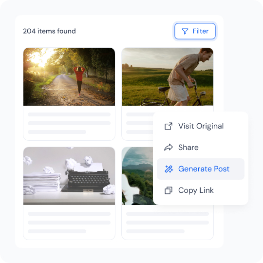 Discover and share your niche content