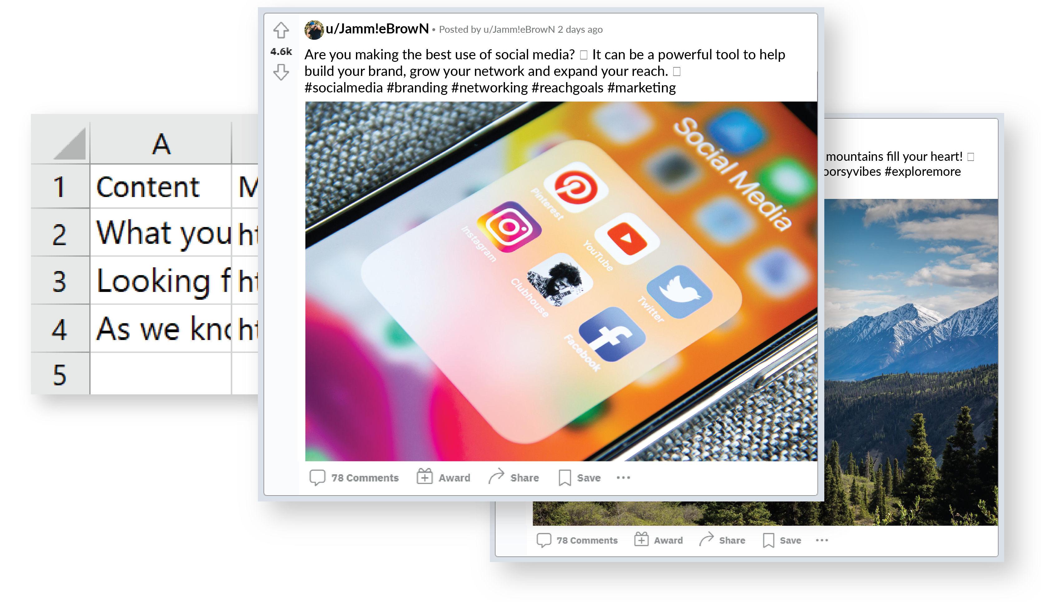 bulk import and schedule reddit posts