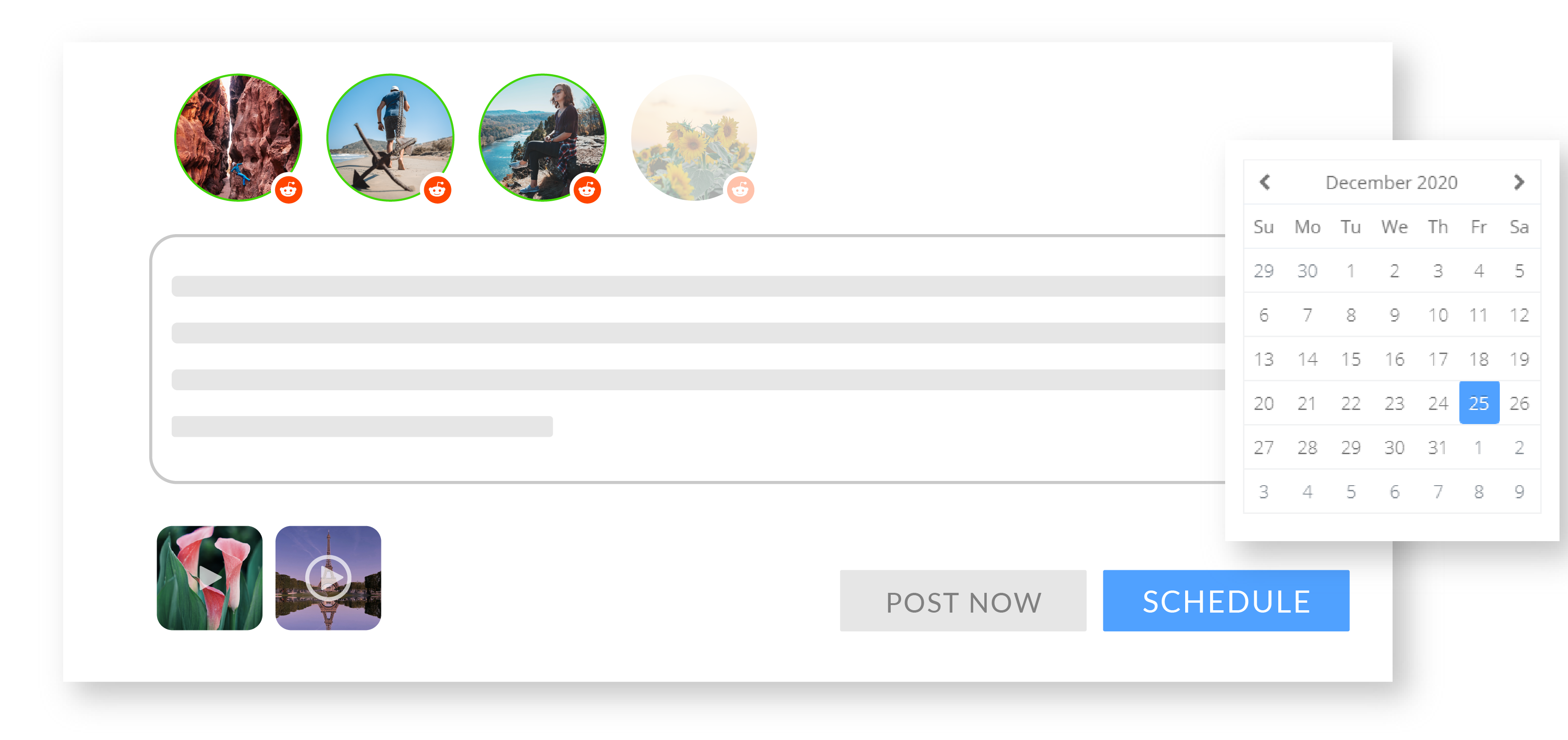 reddit posts scheduling