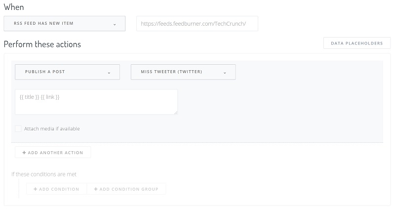 auto post form rss in SocialFlow