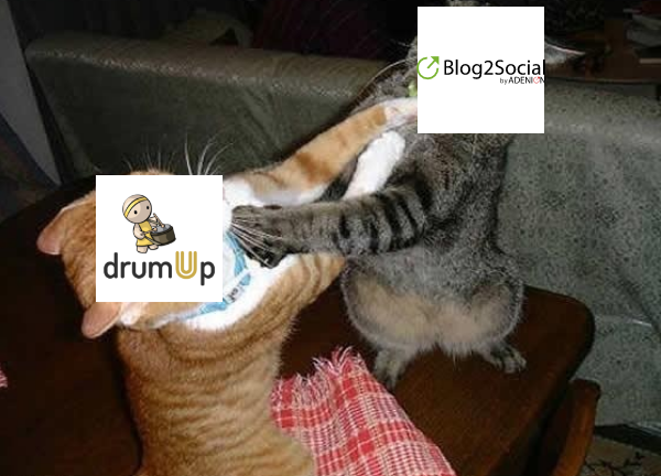 Blog2Social vs. DrumUp