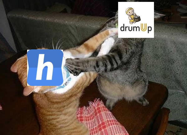 DrumUp vs. Hopper