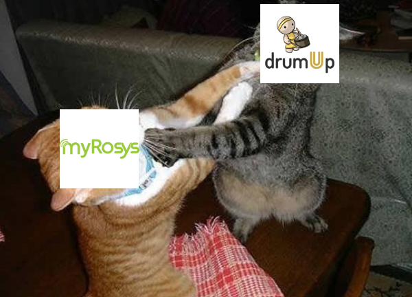 DrumUp vs. myRosys