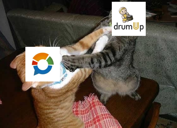 DrumUp vs. Social Report