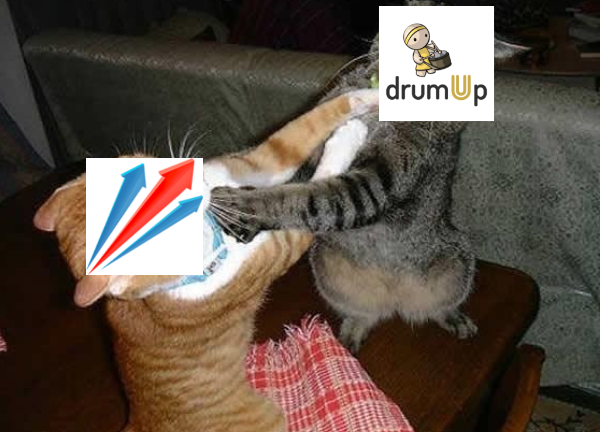 DrumUp vs. SocialOomph