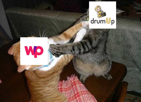 DrumUp vs. Woop